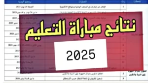 بالأسماء والجهات “لوائح الناجحين”لينك استعلام نتائج كتابي مباراة التعليم دورة نونبر 2025 بصيغة PDF